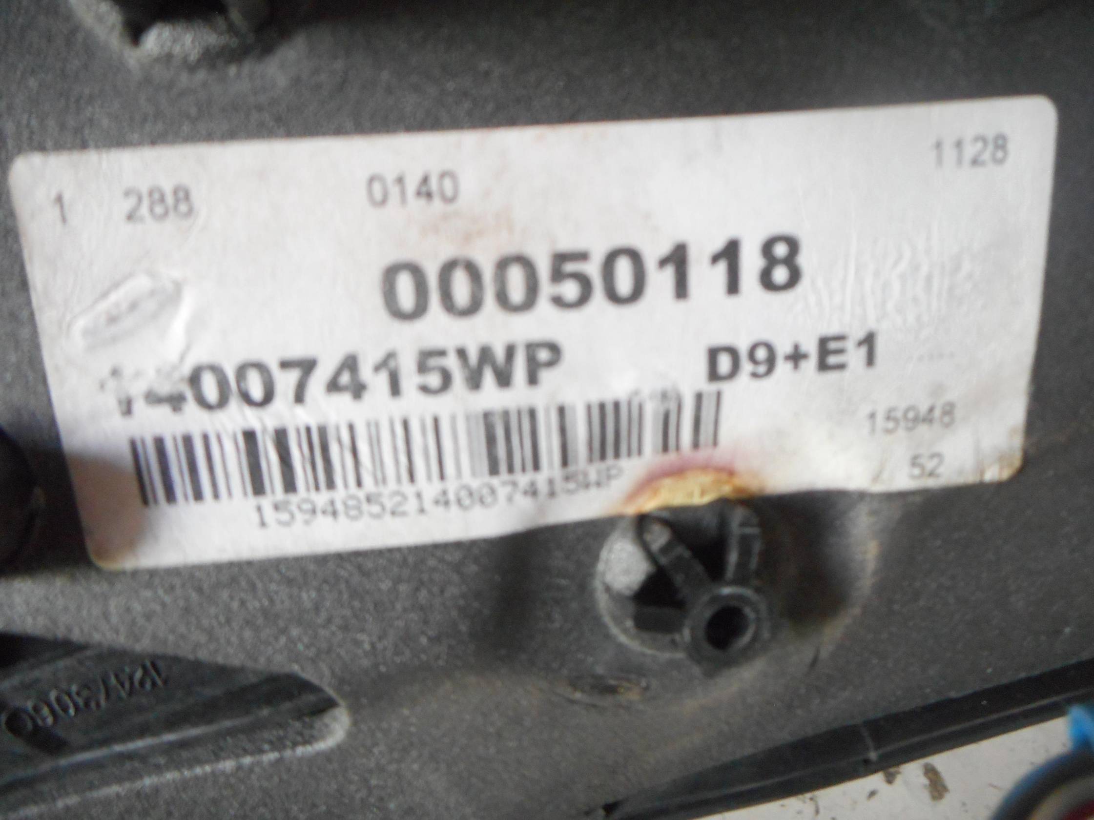 Retrovisore est. regolaz. elettr. sx.